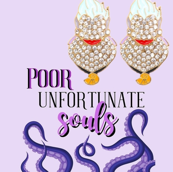 Disney Ursula Earrings - Picture 4 of 4